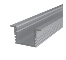 Профиль алюминиевый для светодиодной ленты врезной  2212-2 , 2м  146-221  REXANT