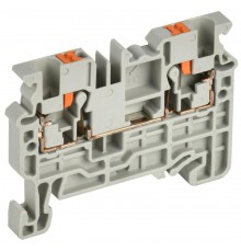 Колодка клеммная CP 2,5мм2 серая  YCT20-00-K03-002  IEK