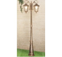 Светильник садово-парковый GLXT-1450F/2 Virgo F/2 черное золото  a031930  Elektrostandard