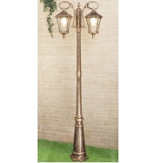 Светильник садово-парковый GLXT-1450F/2 Virgo F/2 черное золото  a031930  Elektrostandard