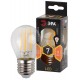 Лампа светодиодная F-LED P45-7W-827-E27 Лампы СВЕТОДИОДНЫЕ F-LED ЭРА (филамент, шар, 7Вт, тепл, E27)  Б0027948  ЭРА