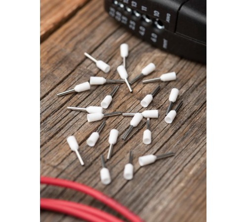 Наконечник штыревой втулочный изолированный НШвИ 0,5-8 (50шт.) EKF PROxima  nhvi-0.5-8  EKF