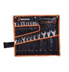 Набор комбинированных ключей 22 шт. 6 - 32, в чехле  73/6/5/15  ВИХРЬ