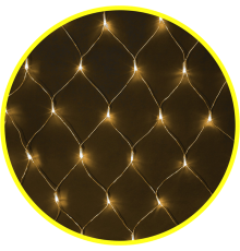 Гирлянда световая  NGF-N01-240WW-12-2x1.5m-230-TR-IP44  61854  Navigator