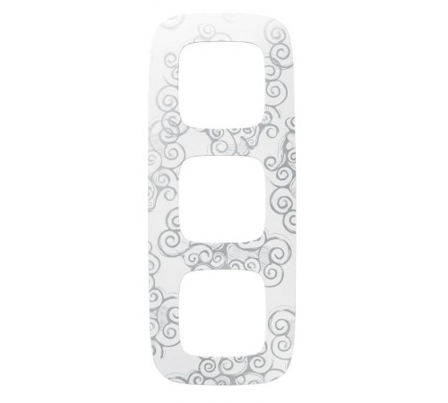 Valena ALLURE Нарцисс хром Рамка 3-ая  754343  Legrand