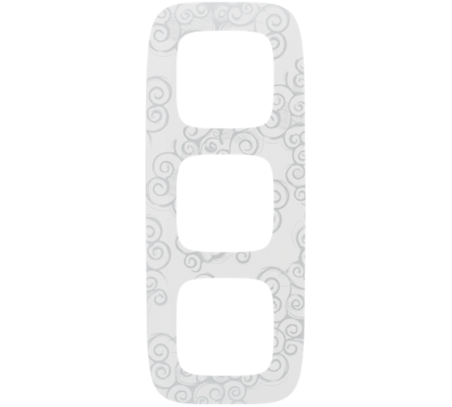 Valena ALLURE Нарцисс хром Рамка 3-ая  754343  Legrand