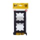 BRITE Рамка 2-ая IP44 РУ-2-БрЧ-44 черный  BR-M22-44-K02  IEK