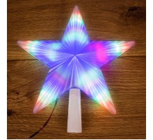 Фигура светодиодная Звезда на елку цвет: RGB, 31 LED, 22 см  501-001  NEON-NIGHT