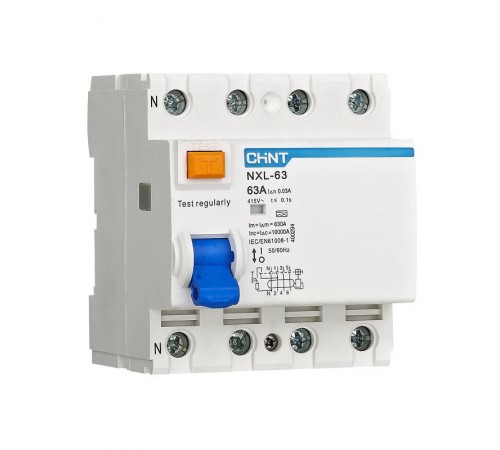 Устройство защитного отключения (УЗО) NXL-63 10kA 3P+N 25A 300mA A (R)  280926  CHINT