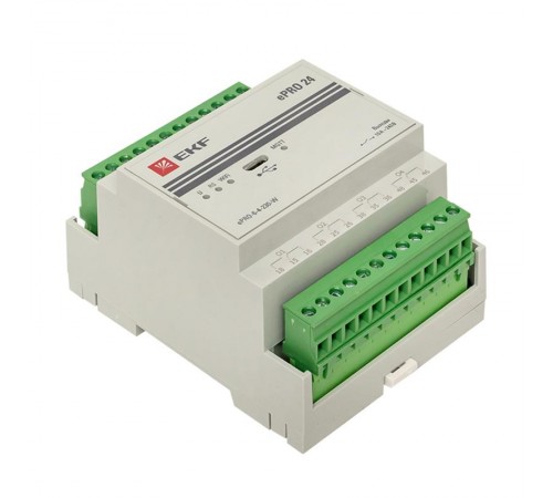 Модуль базовый ePRO удаленного управления 6вх\4вых 230В WiFi PROxima  ePRO-6-4-230-W  EKF