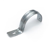 Скоба металлическая однолапковая усиленная противопожарная СМОУ d38-40 мм (50шт/300шт уп/кор)  PR13.02405  Промрукав