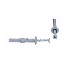 Дюбель-гвоздь KRANZ грибовидный бортик, полипропилен 6х40, пакет (100 шт./уп.) KR-02-3621-001  Kranz