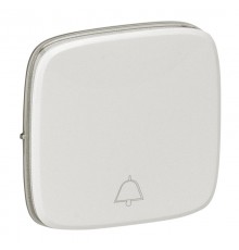 Valena ALLURE Жемчуг Клавиша выключателя кнопочного с символом "звонок"  755019  Legrand