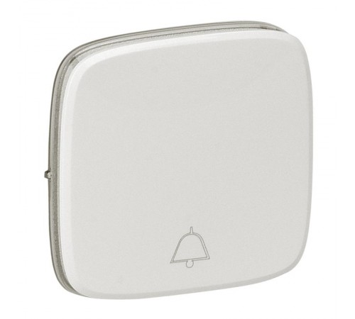 Valena ALLURE Жемчуг Клавиша выключателя кнопочного с символом "звонок"  755019  Legrand