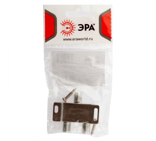 Делитель ТВ   D-F-01 2 ответвления под F разъём 5-1000 МГц  Б0048317  ЭРА