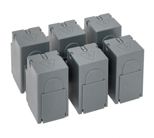 Комплект клеммных крышек (короткие) 6 шт. для рубильников TwinBlock 160-250А EKF  tb-cvrshort-6-160-250  EKF
