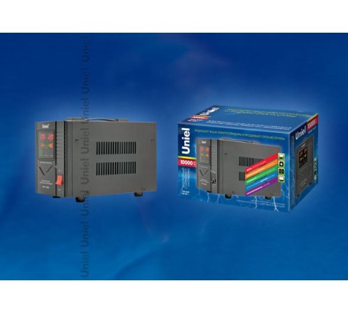 RS-1/10000 Стабилизатор "Standard" релейный однофазный, 10,0 кВА.  03114  Uniel