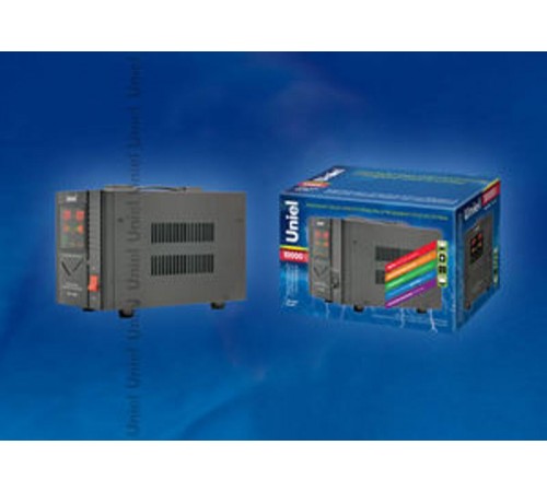 RS-1/10000 Стабилизатор "Standard" релейный однофазный, 10,0 кВА.  03114  Uniel