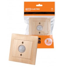 Выключатель с датчиком движения 1А сосна "Лама"   SQ1815-0348  TDM