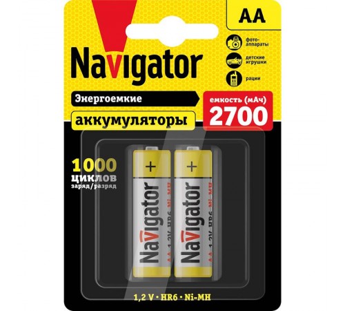 Аккумулятр NHR-2700-HR6-BP2  94465  Navigator
