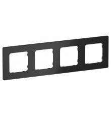 FLITE Classic Рамка 4-ая РУ-4-К-ФлЧ черный  FI-M42-32-20-K02  IEK