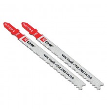 Пилки для электролобзика T123X (чистовой рез листового металла и Al)(HSS)(2 шт)  pl-t123x-2  EKF