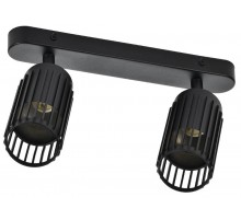 Светильник 4208 настенно-потолочн. 2хGU10 черный  LT-USB0-4208-GU10-2-K02  IEK