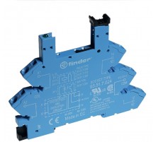 Розетка с безвинтовыми клеммами (пружинный зажим) для реле 34 серии; питание 125В АС/DC; в комплекте пластиковая клипса; опции: LED  93510125 