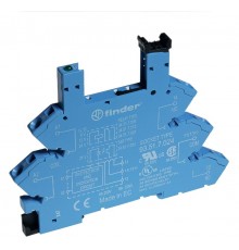 Розетка с безвинтовыми клеммами (пружинный зажим) для реле 34 серии; питание 125В АС/DC; в комплекте пластиковая клипса; опции: LED  93510125 