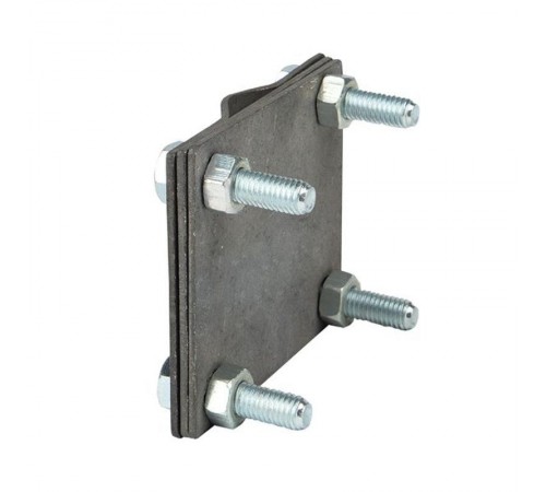 Зажим заземлитель 20 - полоса 50 (пластина 70*80мм) HZ PROxima  lp-57080  EKF