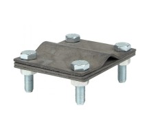 Зажим заземлитель 20 - полоса 50 (пластина 70*80мм) HZ PROxima  lp-57080  EKF