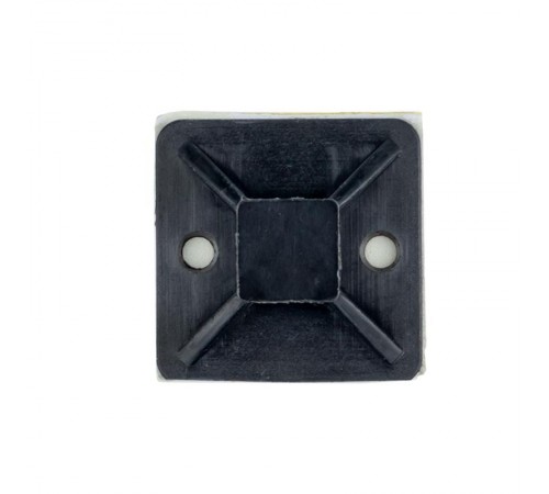 Площадка самоклеящаяся (20х20мм.) черная (100шт.)  plc-20x20-b  EKF