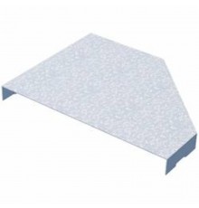 Крышка переходника центральная KPD100-200(80/100)мм  KPD100-200(80/100)-C  КМ-профиль