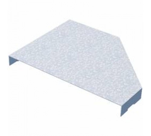 Крышка переходника центральная KPD100-200(80/100)мм  KPD100-200(80/100)-C  КМ-профиль