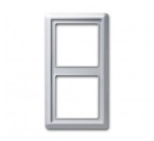 Рамка 2-постовая, серия Allwetter 44, цвет серебристо-алюминиевый  1730-0-0278   2CKA001730A0278  ABB