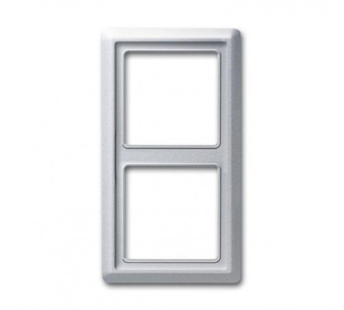 Рамка 2-постовая, серия Allwetter 44, цвет серебристо-алюминиевый  1730-0-0278   2CKA001730A0278  ABB