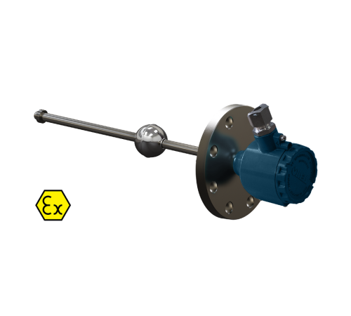 Датчик уровня поплавковый ПДУ-RS.1000.10.Ф.65.1.01.А-EXD  123927  ОВЕН