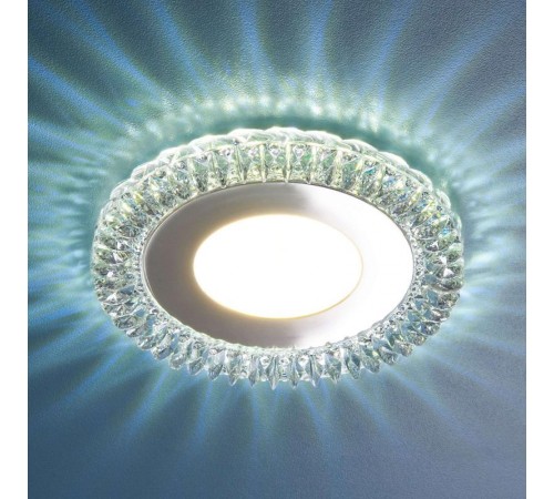 Светильник точечный встраиваемый 9908 LED 8W CL прозрачный  a039389  Elektrostandard