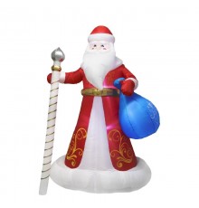 Дед Мороз c подарками, размер 300 см, внутренняя подсветка 12LED  511-055  NEON-NIGHT