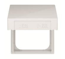 Промежуточное кольцо с откидной крышкой для накладок 55x55 мм, IP44, Future/Axcent/Carat/Династия, альп. белый  2CKA001719A0220  ABB