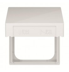 Промежуточное кольцо с откидной крышкой для накладок 55x55 мм, IP44, Future/Axcent/Carat/Династия, альп. белый  2CKA001719A0220  ABB