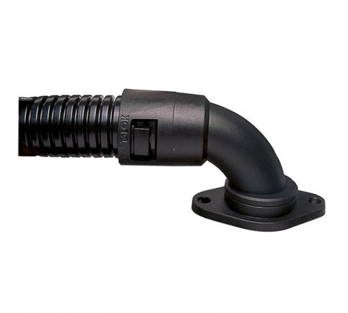 Фланец AL16/FL/C90/BL, 90° поворотный, полиамид 66, черный, d16, 10 шт. в пачке  7TCA296000R0337  ABB