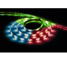 Лента светодиодная LS607/ 30SMD(5050)/м 7.2Вт/м 12V 5000*10*3мм RGB ,IP65  27649  FERON