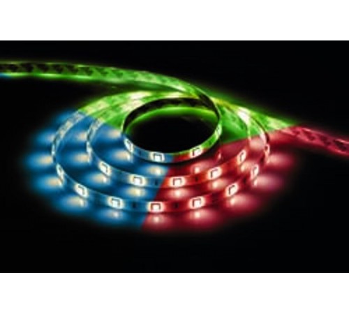 Лента светодиодная LS607/ 30SMD(5050)/м 7.2Вт/м 12V 5000*10*3мм RGB ,IP65  27649  FERON