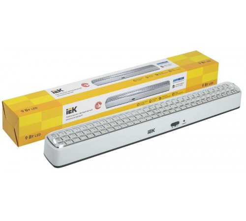 Светильник аварийного освещения ДБА 3927 аккумулятор 15ч 9Вт IEK  LDBA0-3927-90-K01  IEK