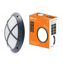 Светильник уличный настенный НБУ 05-60-003 Альтан 2 60Вт ЛН/КЛЛ/LED Е27 IP64 черный с решеткой  SQ0328-0304  TDM