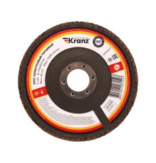 Круг лепестковый торцевой, P120, 125х22,2мм  KR-90-0017  Kranz