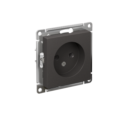 AtlasDesign Базальт Розетка без заземления без шторок, 16А, механизм  ATN001441  SE