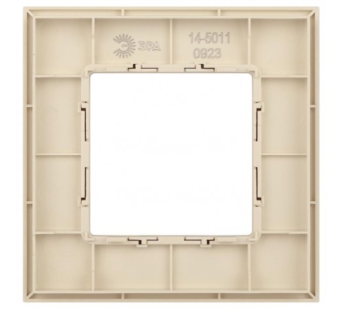 Рамка для розеток и выключателей Elegance 14-5011-02 Classic, на 1 пост, сл.кость  Б0060572  ЭРА