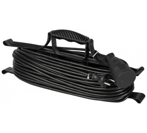 Удлинитель силовой ЭРА GREEN LINE FR-10-40m Greenline на рамке 1 розетка без заземления 40м ПВС 2x1мм2   Б0065095  ЭРА